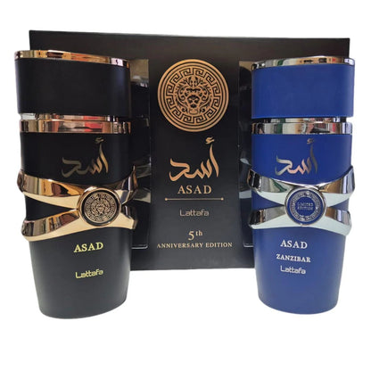 Édition anniversaire de Lattafa Asad &amp; Asad Zanzibar